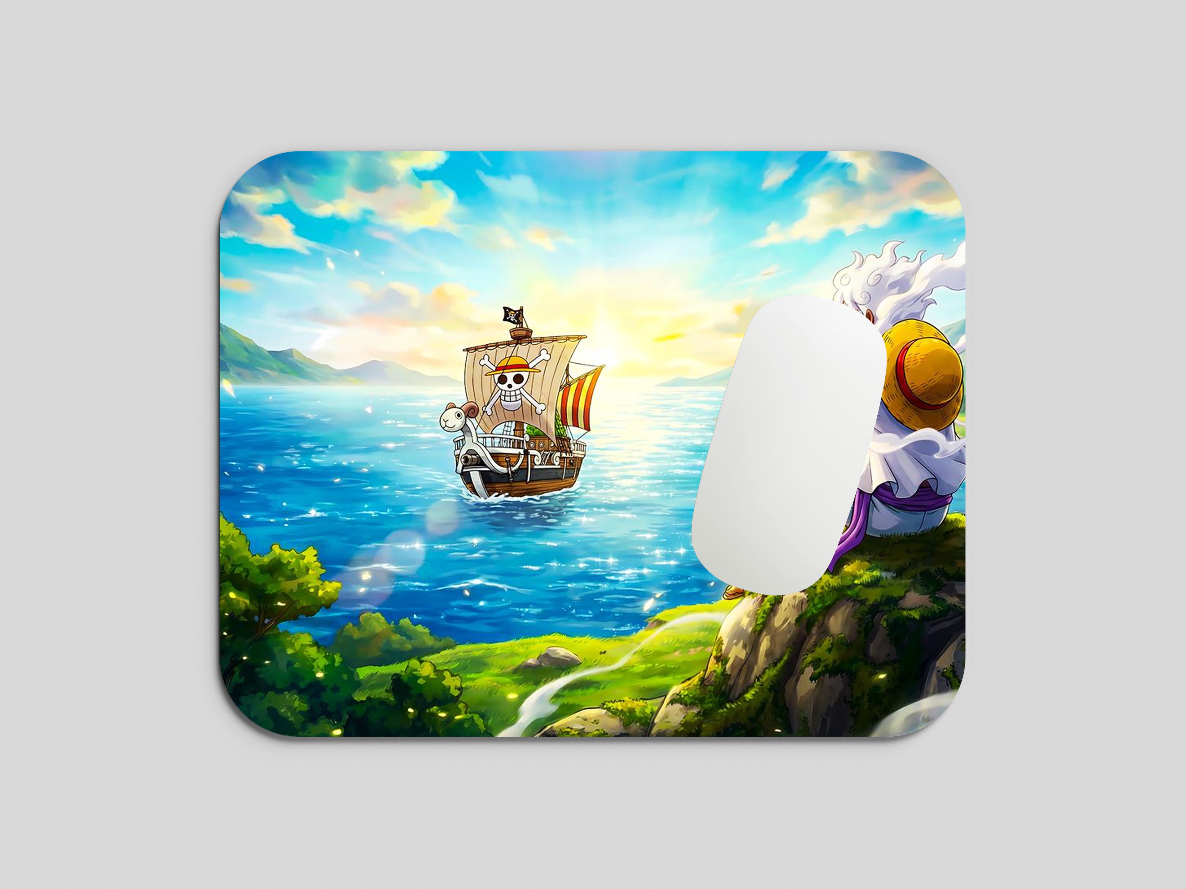 ANIWEFT One Piece Anime Ocean View Mouse Pad Non Slip Base Mousepad-picture-28