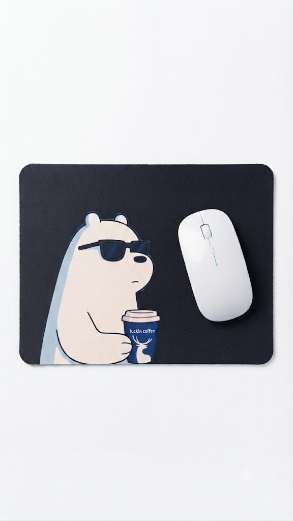 VORZIX COOL BEAR Non Slip Base Mousepad-picture-47