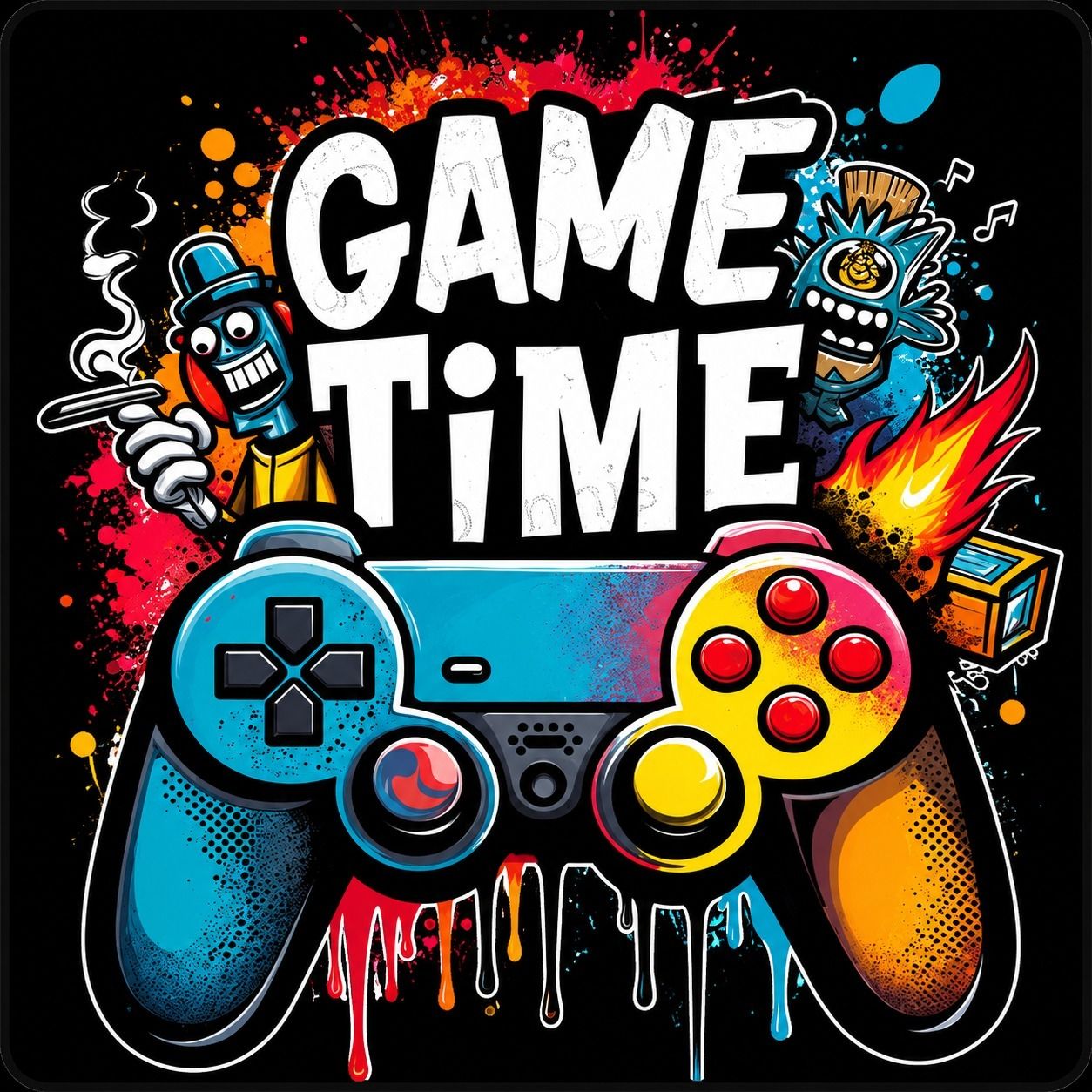 shadowiss GAME TIME Non Slip Base Mousepad-image-21