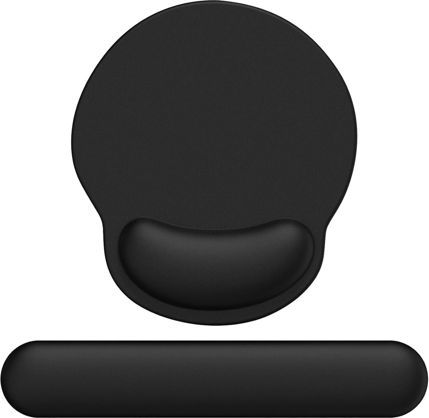 Milixir Memory Foam Keyboard & Mouse Wrist Rest Pad with Non-Slip Base Foam Keybord & Mouse Pad with Support Wrist Rest