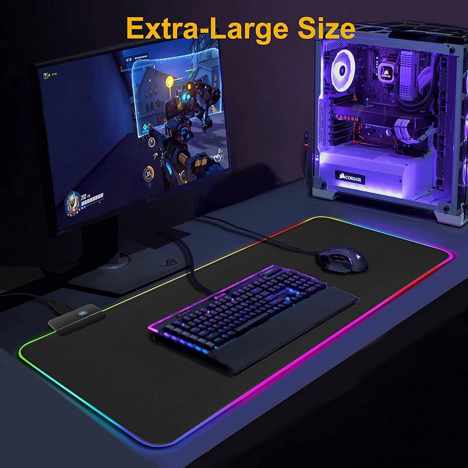 Joyjay Gaming RGB mousepad for gamer Mousepad-picture-23