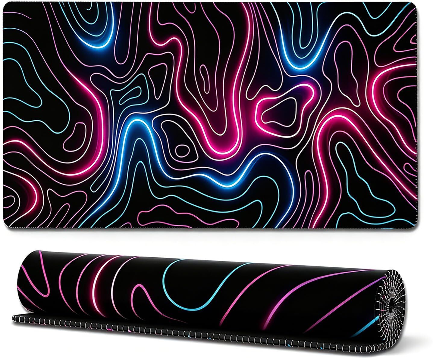 gustave Extended Gaming Mouse Pad Large Desk Mat with Anti Slip Rubber Base for Office Non Slip Base Mousepad-image-33