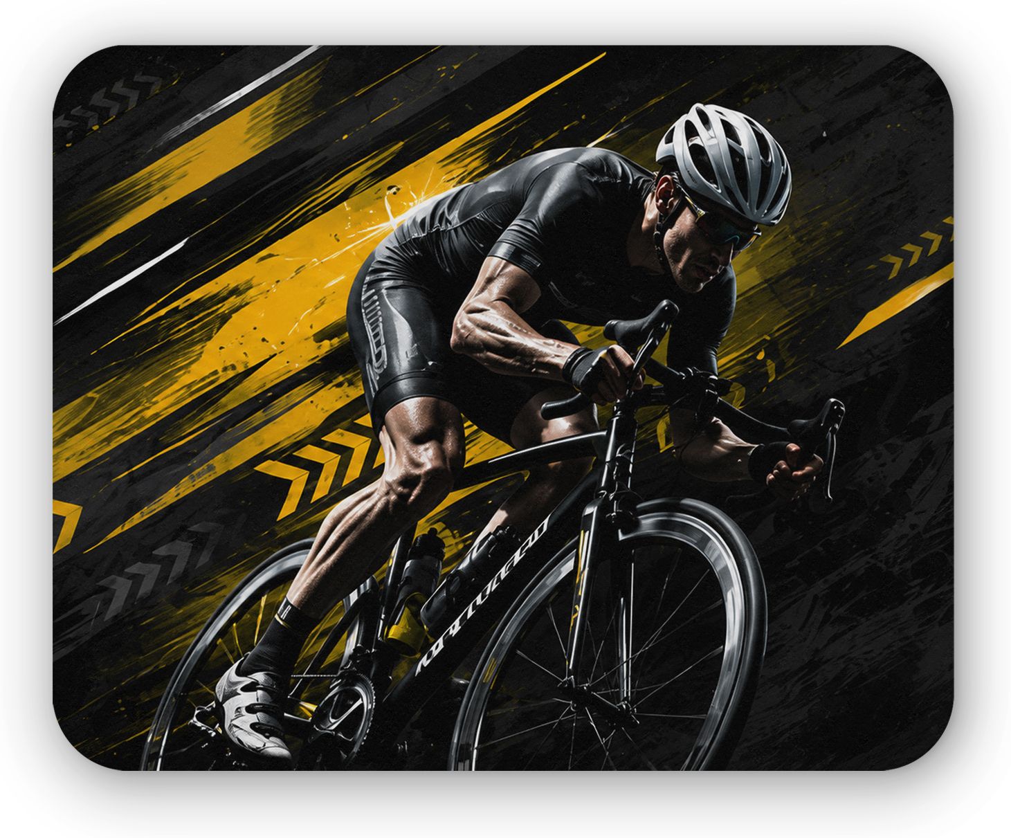 TRENDY DEALZ Cycling Design Printed Mouse Pad with Smooth Surface & Non Slip Base Mousepad-image-47