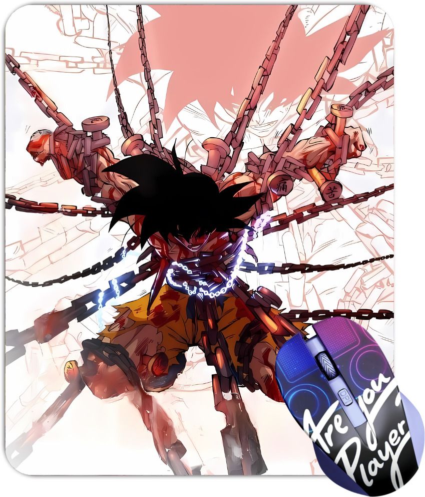 MITTRA Indiacraft Goku Anime Non Slip Base Mousepad-image-33