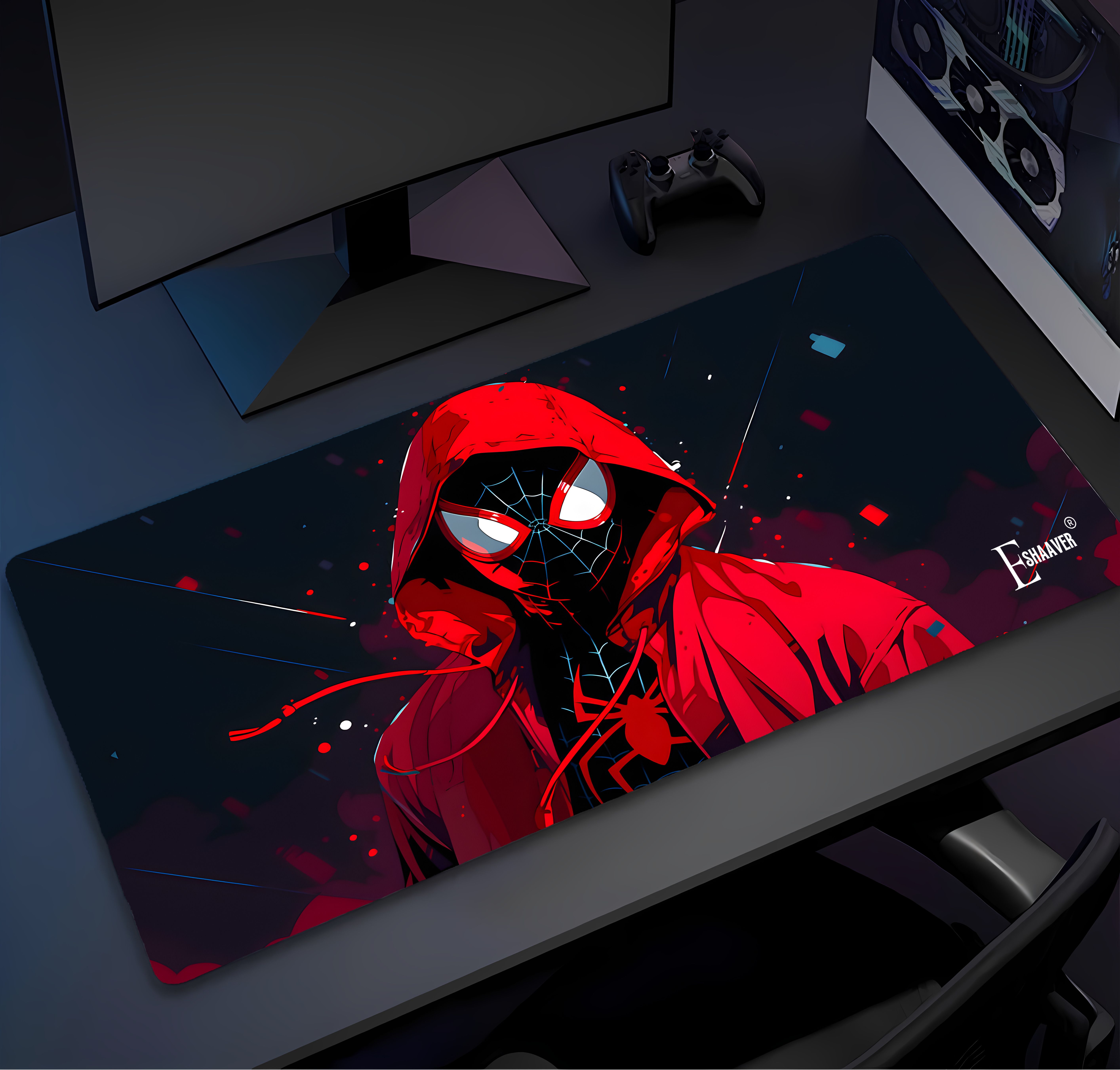 Eshaaver Spiderman Graphic Mouse Pad, Large Desk Mouse Pad,Spill-Resistant Mousepad Non Slip Base Mousepad-image-26
