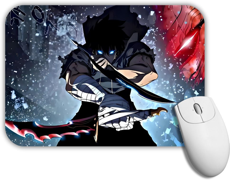 GROOFIEZ Solo Leveling 1 Anime Mouse Pad Non-Slip Rubber Base for PC Laptop Mousepad-image-16