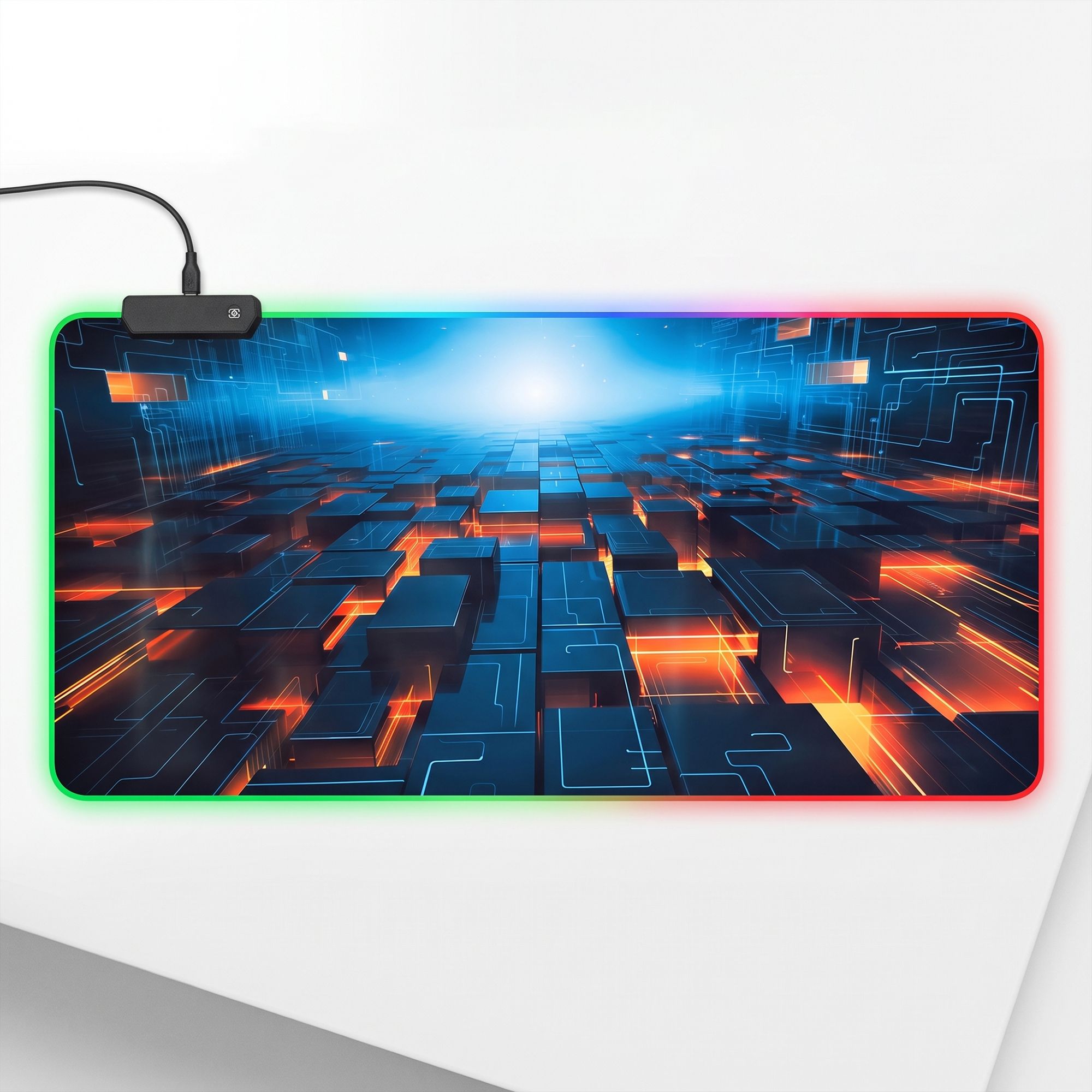 Flipkart SmartBuy Block-RGB Gaming Mousepad Non Slip Base Mousepad Non Slip Base Mousepad-image-26