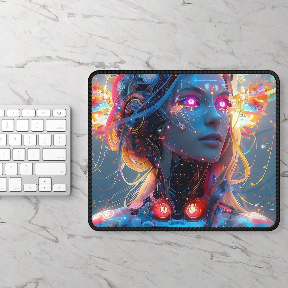 DARSHANAM WORLD Gaming Mat Anti-Slip Base High Durability Waterproof Mousepad Non Slip Base Mousepad-image-23