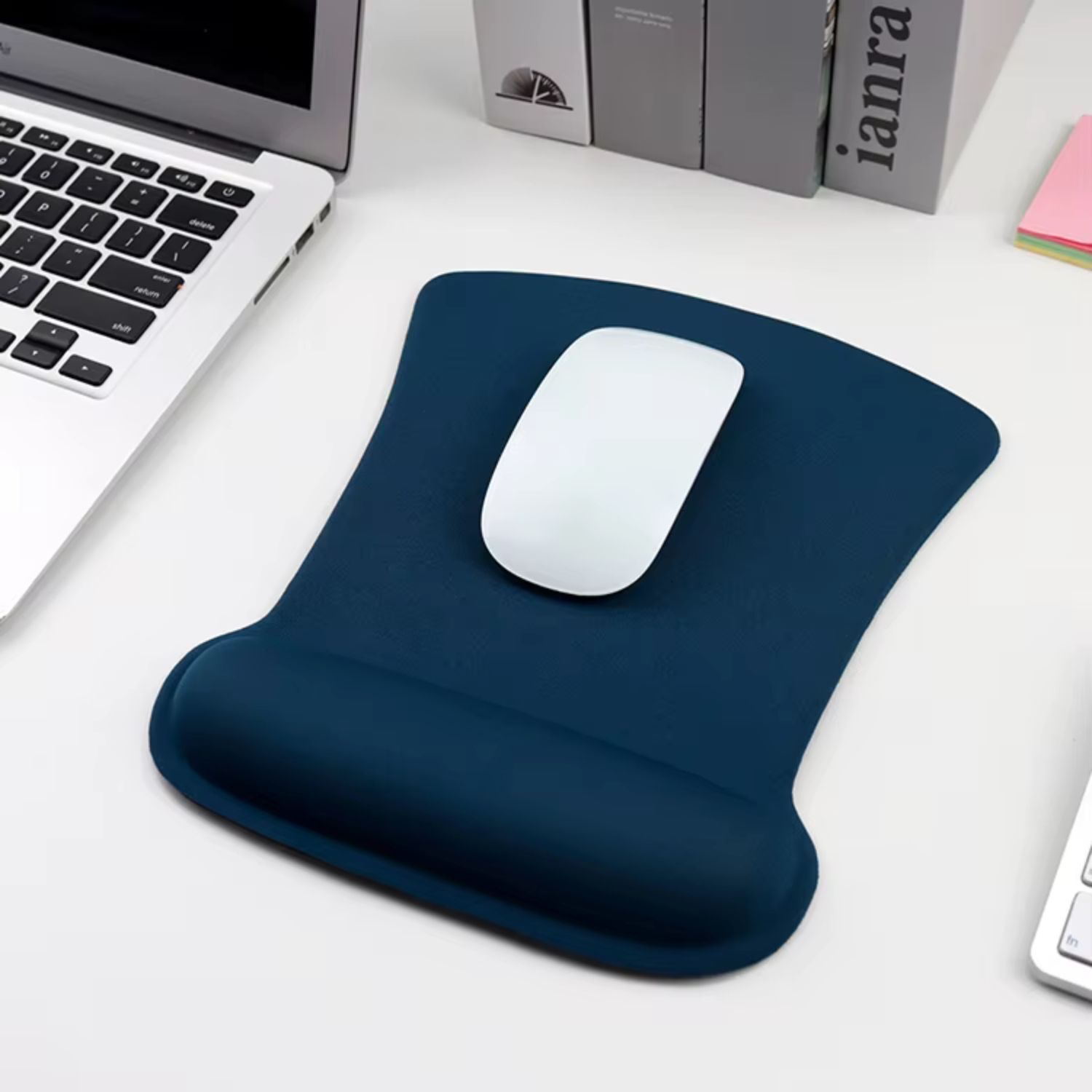 AirSound Gel Mouse Pad| Memory Foam Cushion Mousepad with Wrist Support, Ergonomic Design Non Slip Base Mousepad-image-22
