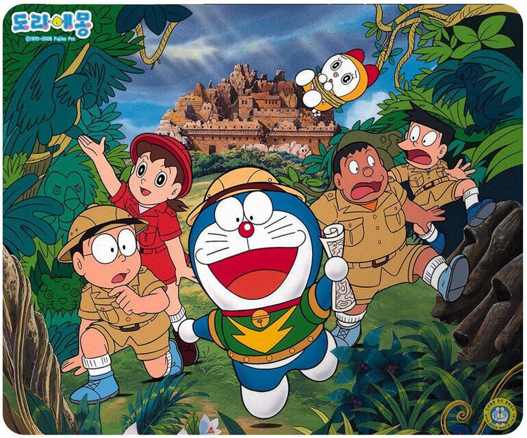 PrintingZone Compatible Print Doraemon Mouse Pad (8 inch X 7 inch) (MP-56) Mousepad-image-46