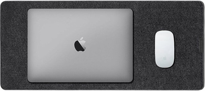 DailyObjects Turf Felt Mini Desk Mat (Black) Mousepad-image-37