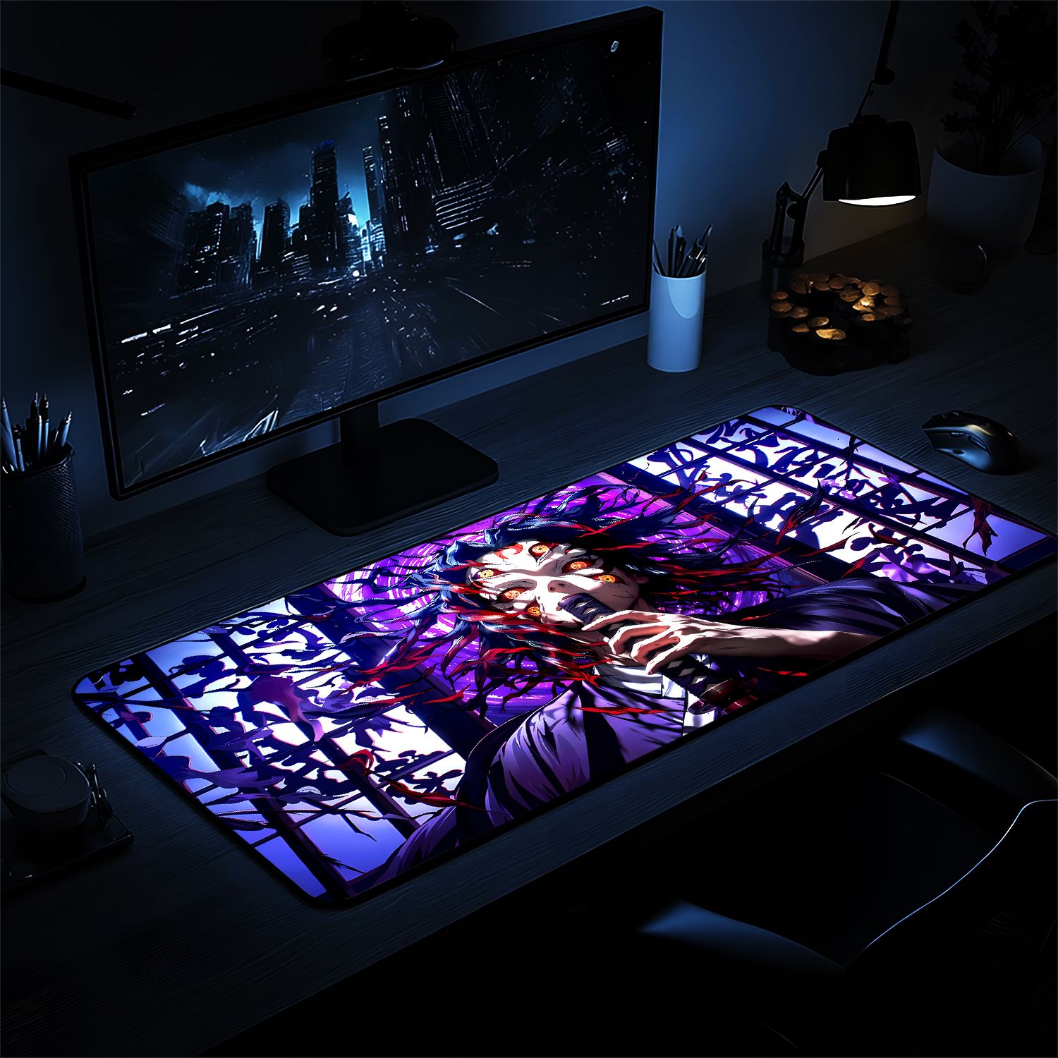 HavenCo Animie Printed Kokshibo Laptop & Desktop Mat /Desk Pad Non Slip Base Mousepad-image-35