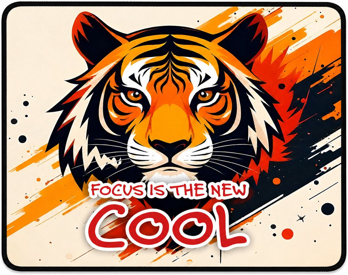 CraftEchoes Focus is the new cool Motivational Non Slip Base Mousepad-picture-39