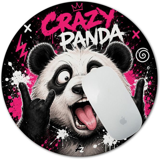 ARTZILLA Printed Circle Gaming Rubber Base Mouse Pad Non-Slip for Laptop & Desktop Panda Non Slip Base Mousepad-image-35