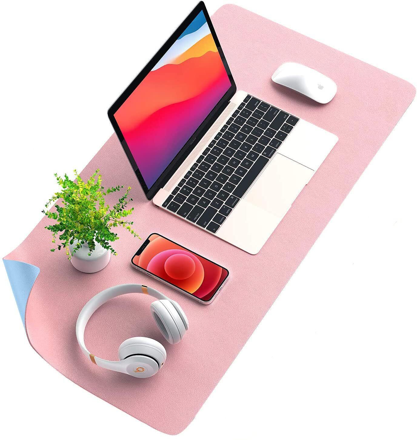 SYGA Desk Pad Protector Waterproof PU Desk Mat for Office & Home Mousepad-image-11