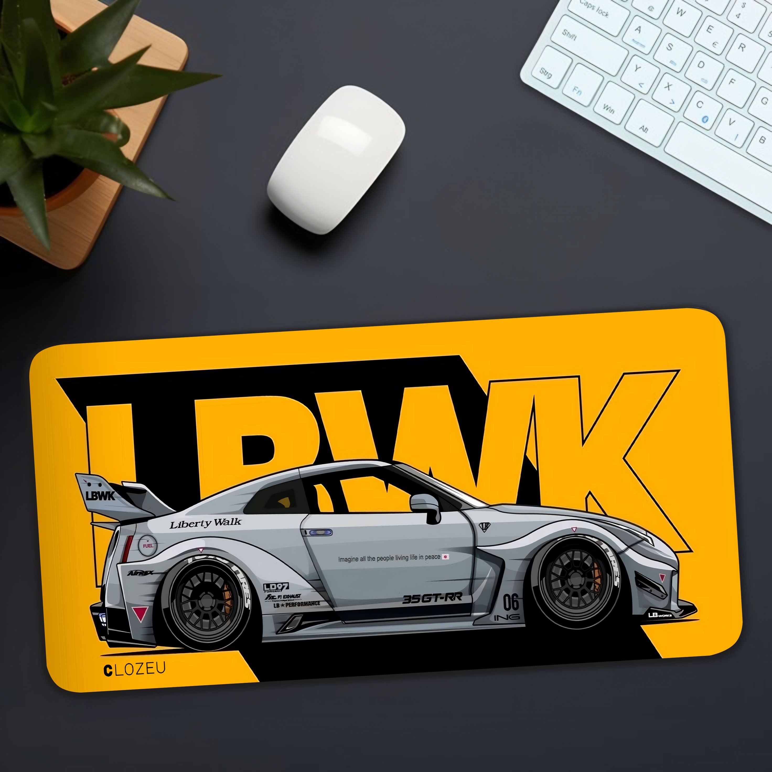 CLOZEU Mouse Pad, Large Extanded Desk Mouse Pad, Non-slip Spill-Resistant Non Slip Base Mousepad-picture-22