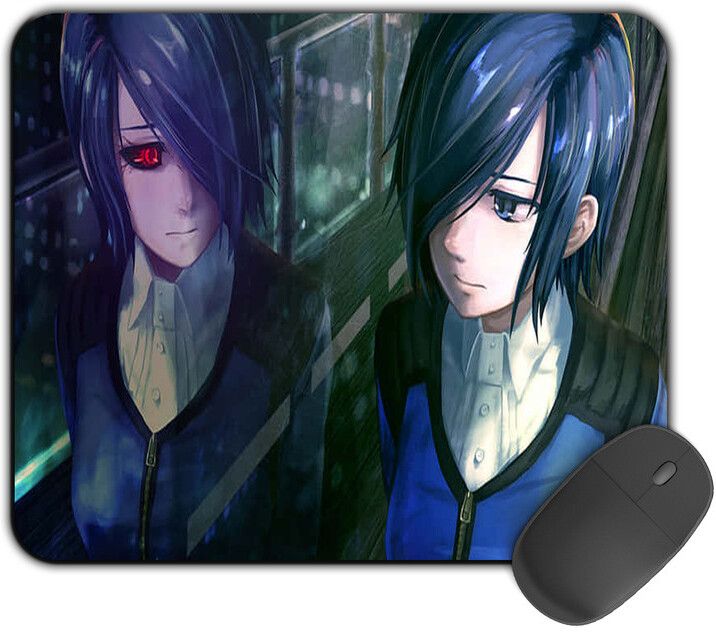 Kirmada Printed Design Touka In Mirror Tokyo Ghoul Mouse Pad. Mousepad-image-5
