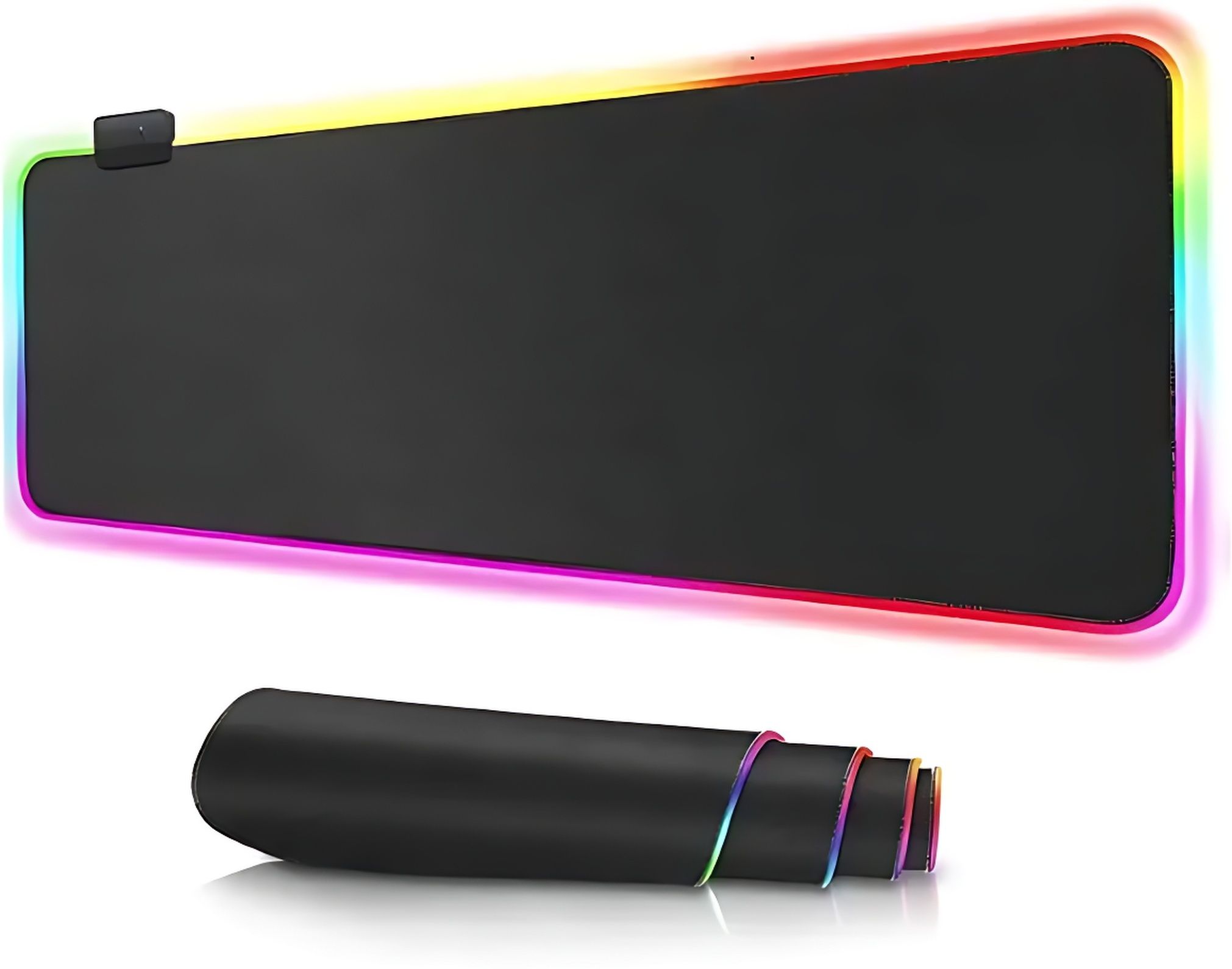 amp RGB Gaming XXL, Non Slip Rubber base, (80X30X4) Mousepad-picture-12