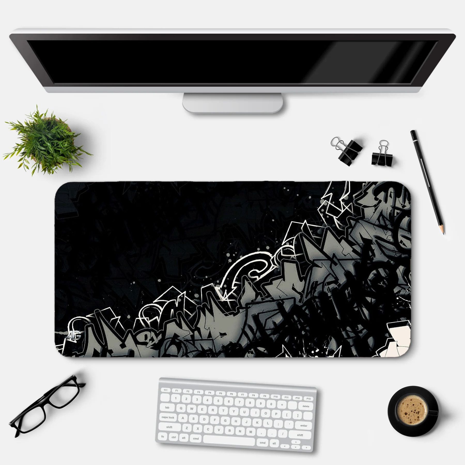 AIM D GAME Gaming Mouse Pad | Desk Mat with Non-Slip Base for Laptop, PC, Office & Home Non Slip Base Mousepad-image-43