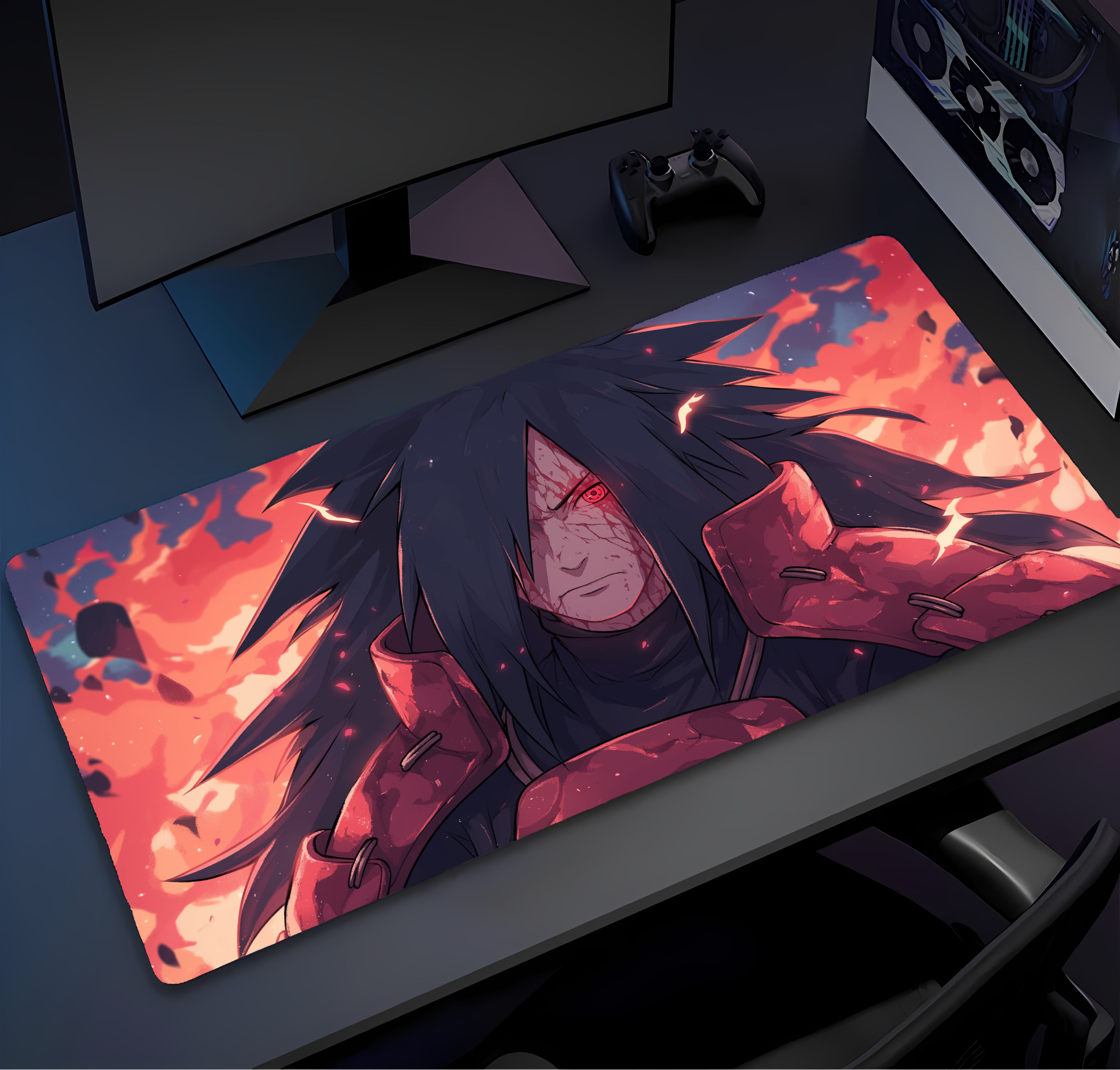 Eshaaver Animie Printed madara uchiha Laptop & Desktop Mat /Desk Pad Mousepad-image-29