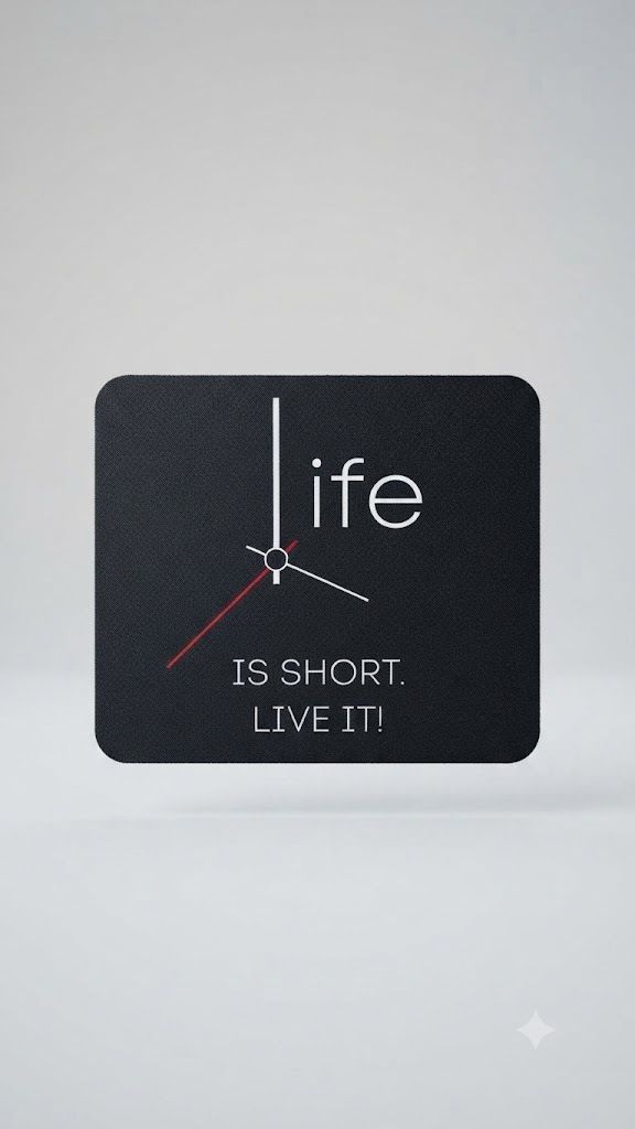 VORZIX LIFE CLOCK Non Slip Base Mousepad-picture-21