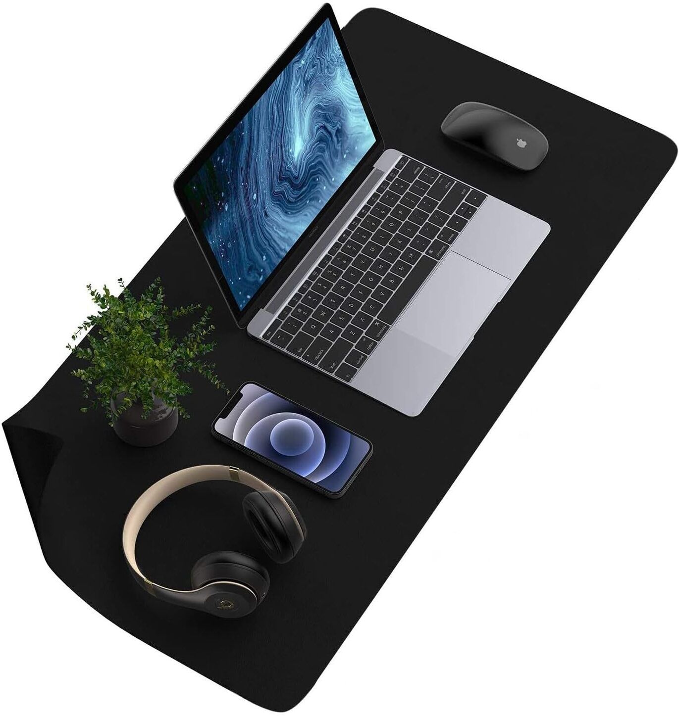 SYGA Desk Pad Protector Waterproof PU Desk Mat for Office & Home Mousepad-image-10