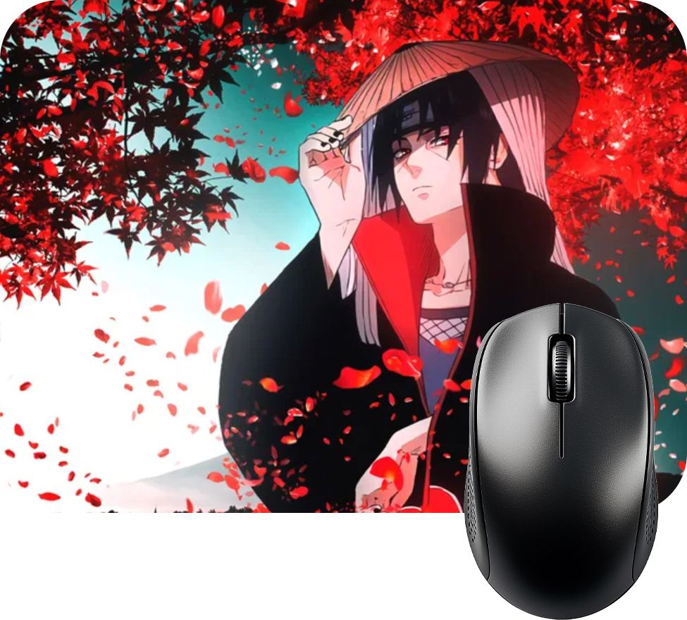 FINIXSTORE Anime Printed Mouse Pad (9 inch x 7 inch) - Itachi Uchiha - 1 Printed Non Slip Base Mousepad-image-49