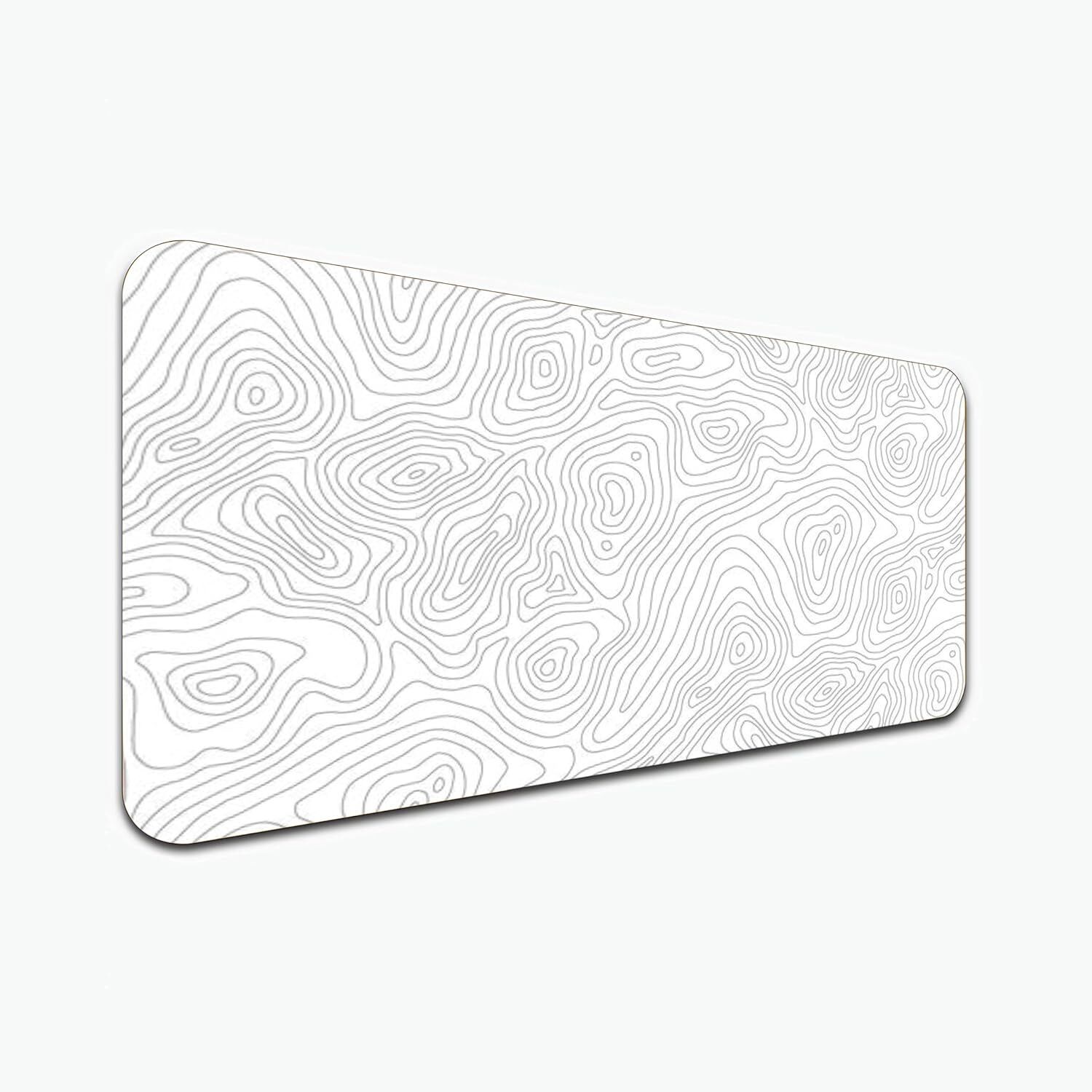 outfitque Topography Gaming Mouse Pad – Water & Dust Resistant Desk Mat Non Slip Base Mousepad-picture-19