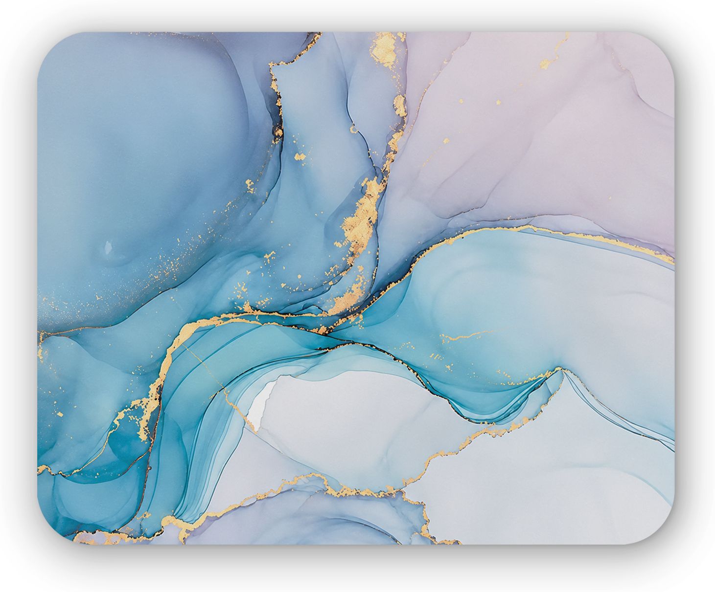 TRENDY DEALZ Blue Marble Design Printed Mouse Pad with Smooth Surface & Non Slip Base Mousepad-image-10
