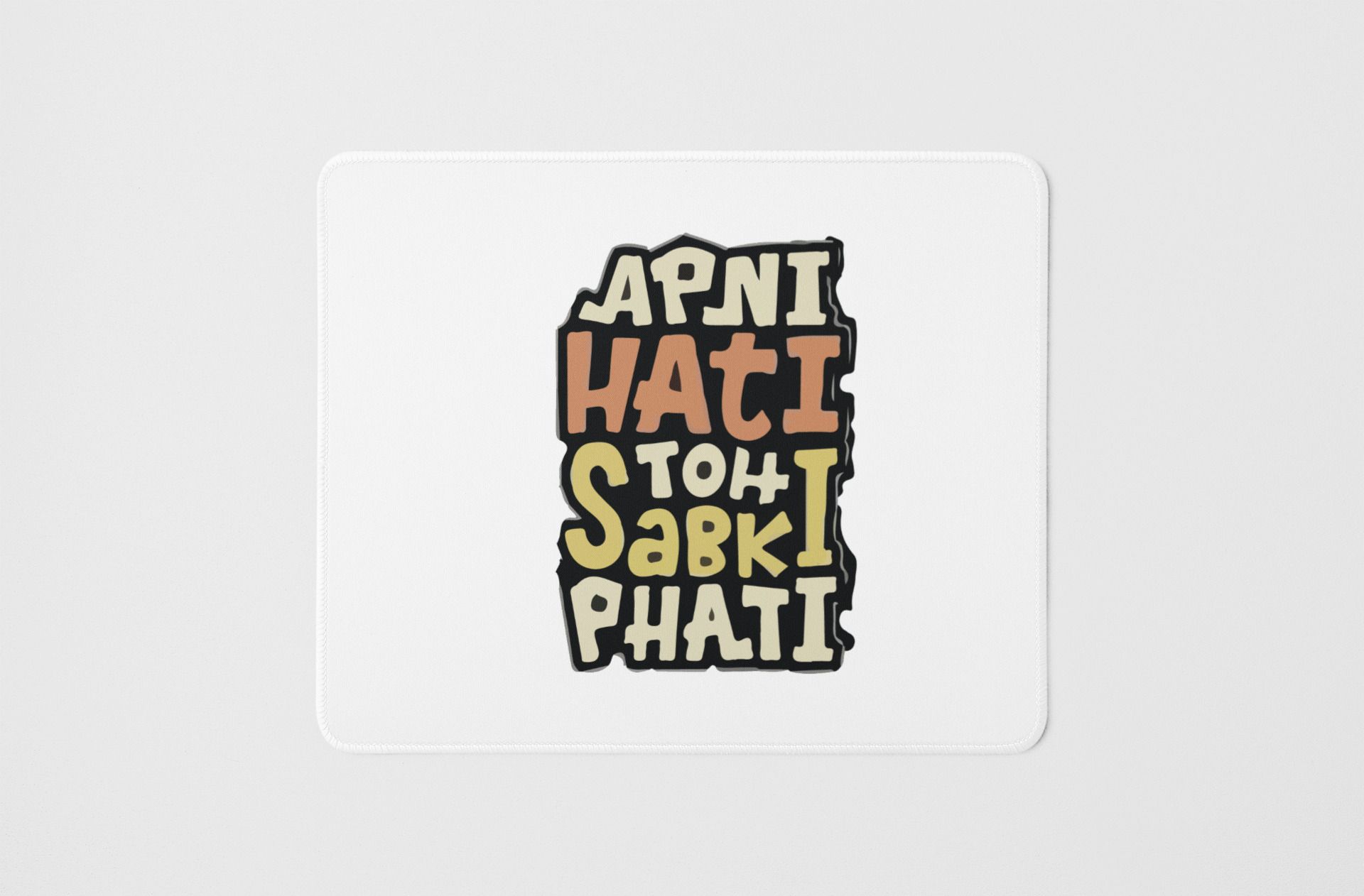 Shoppingara Apni Hati Toh Sabki Phati - Printed Mousepads For Bollywood Lovers Non Slip Base Mousepad-picture-20