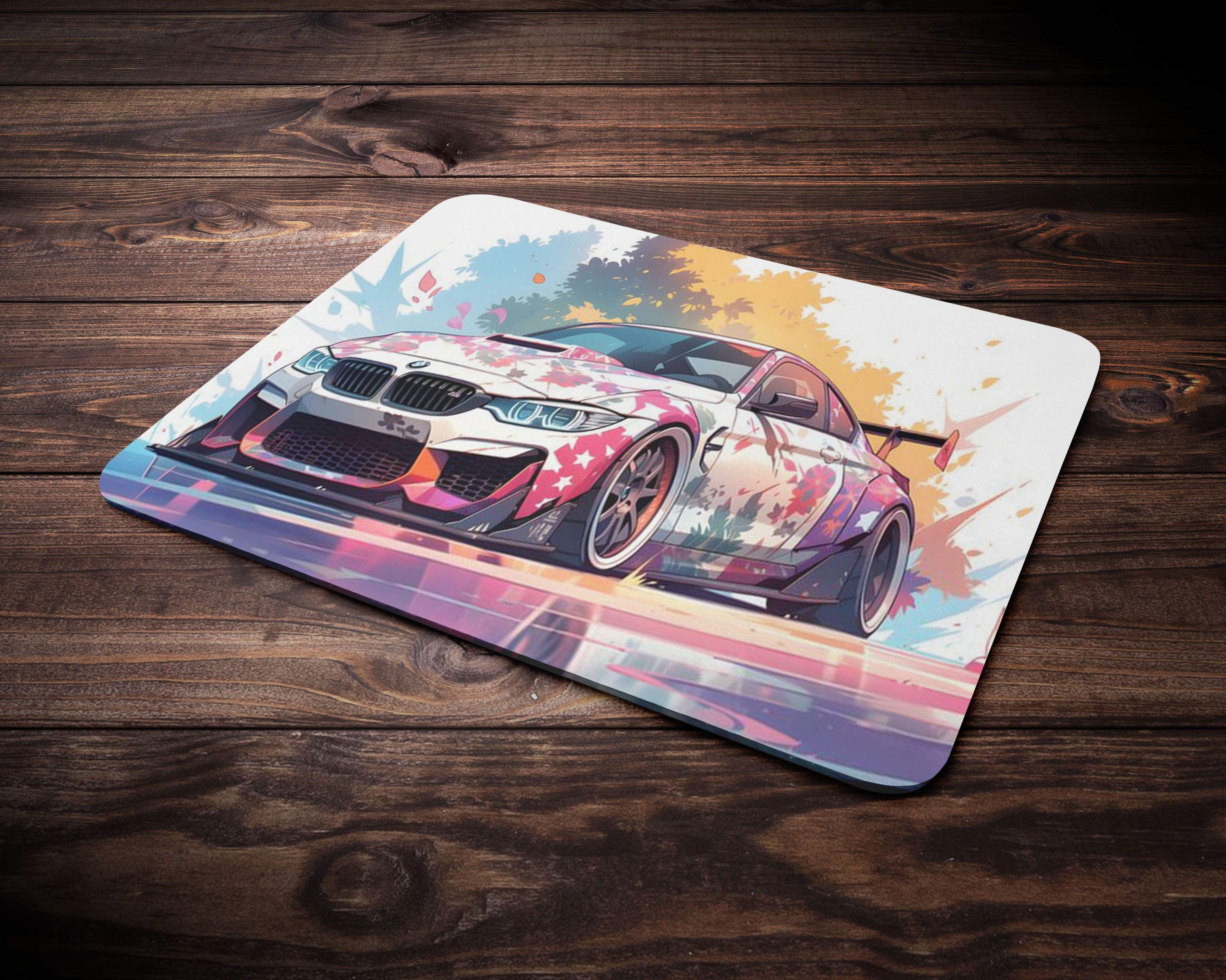Authentic Aesthetic BMW Mouse Pad,Smooth Mouse Control for Laptop & computer (9x7inch) Mousepad image 1