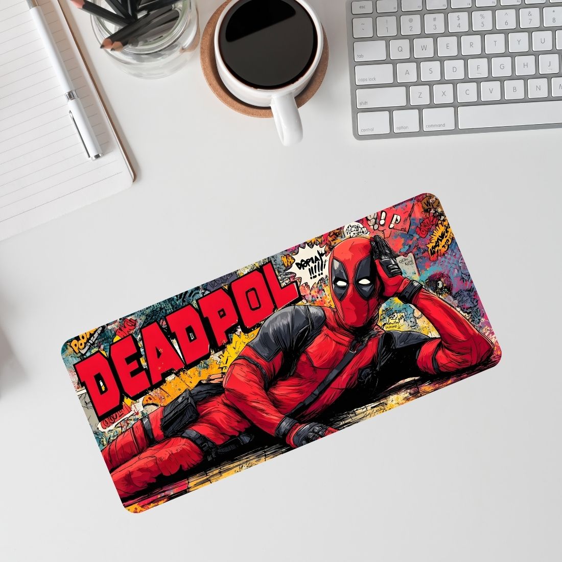 Sigma One Deadpool Design Keyboard Mouse Pad Mat - Anti-Slip & Waterproof Non Slip Base Mousepad-image-47