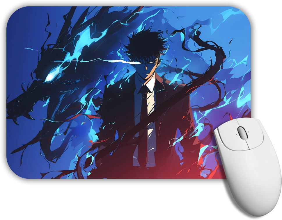 GROOFIEZ Solo Leveling 2 Anime Mouse Pad Non-Slip Rubber Base for PC Laptop (9x7 inch) Mousepad-image-17