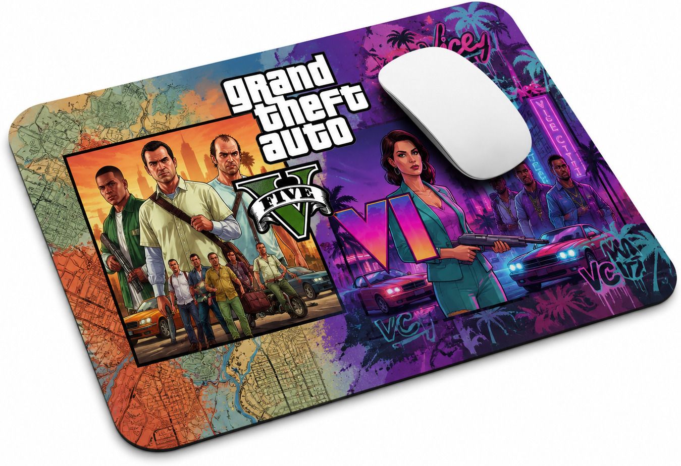 TrendEZTrove Store Grand Theft Auto V Gaming Mouse Pad Anti-Slip Rubber Base Desk Mat Non Slip Base Mousepad-image-23