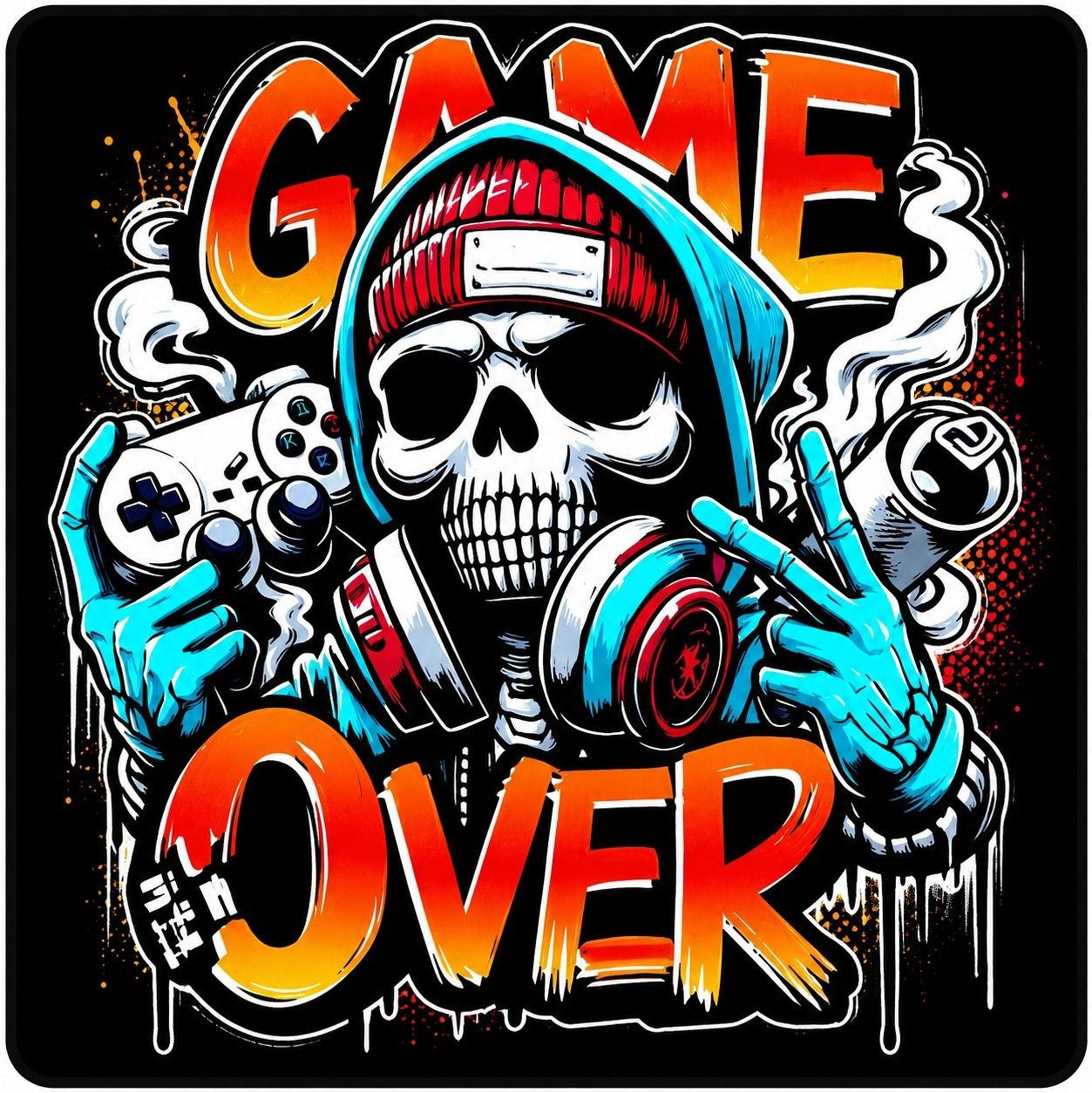 shadowiss GAME OVER Non Slip Base Mousepad-picture-37