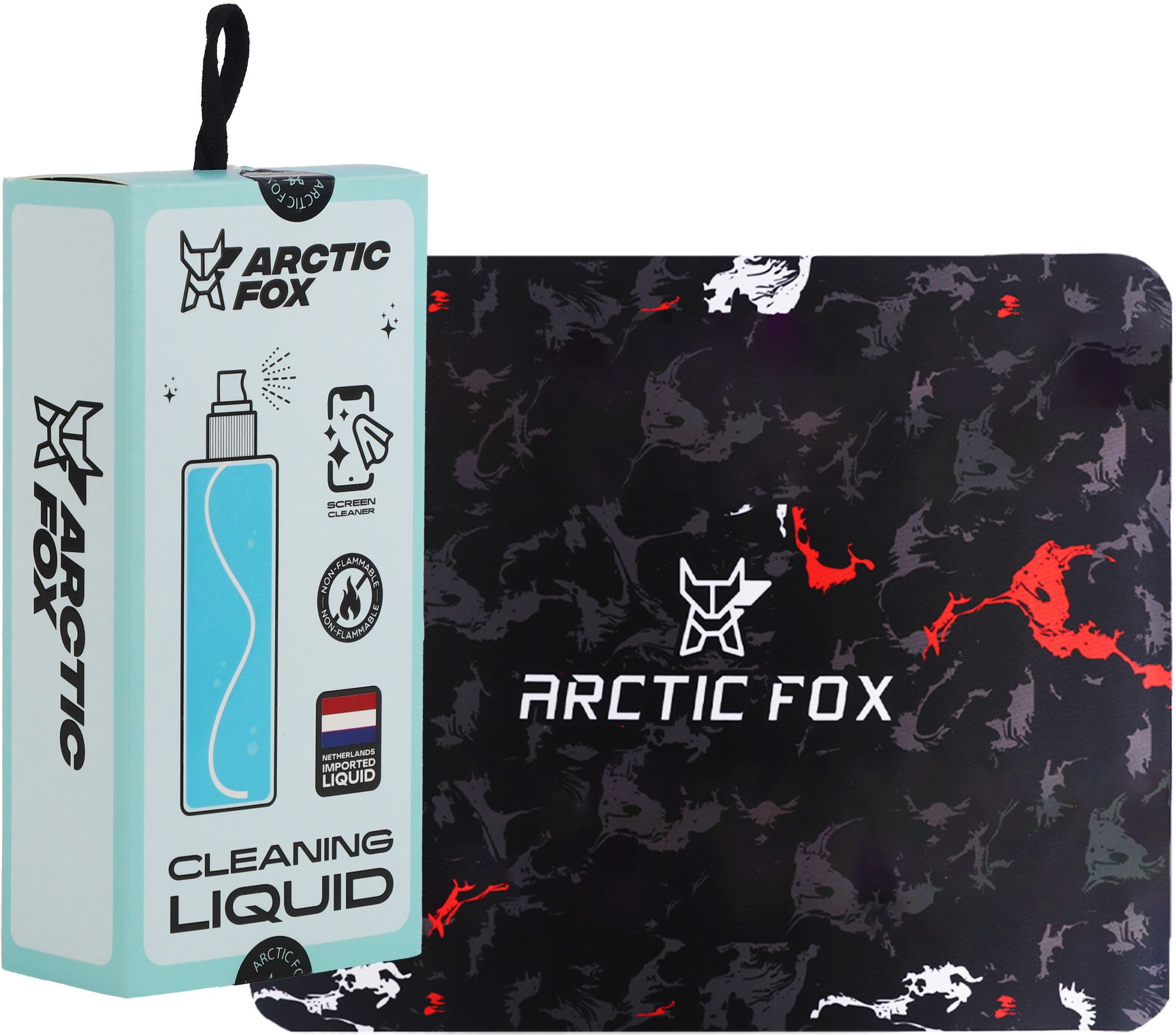 ARCTIC FOX Screen Cleaning Kit Set and Non-Slip Rubber Base Mouse Pad Combo (Blotch & Kit) Mousepad-image-43