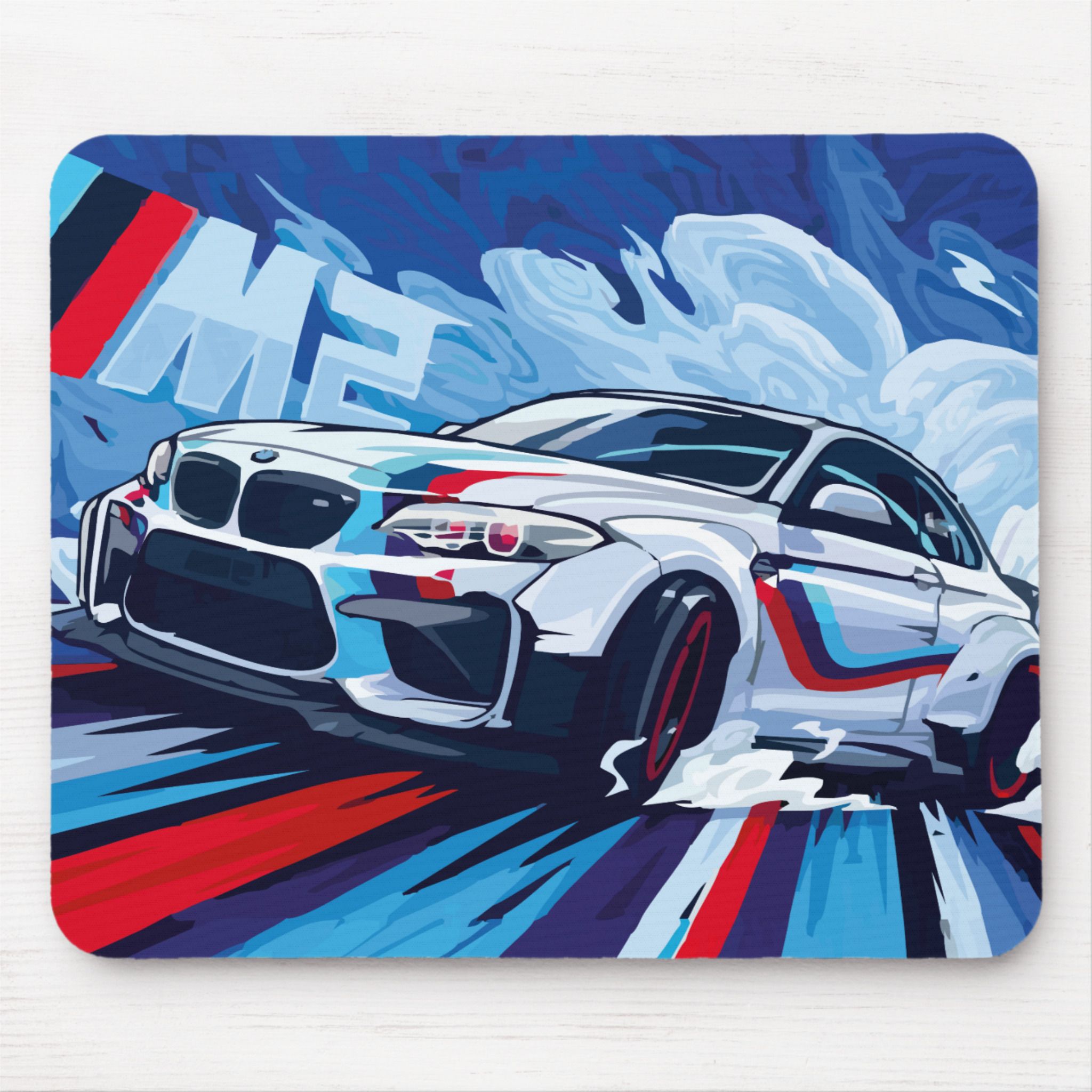 harshitaecom Speed Racer Car Mouse Pad – Premium Quality, Smooth Surface & Non-Slip Base Non Slip Base Dual Sided Mousepad-image-18
