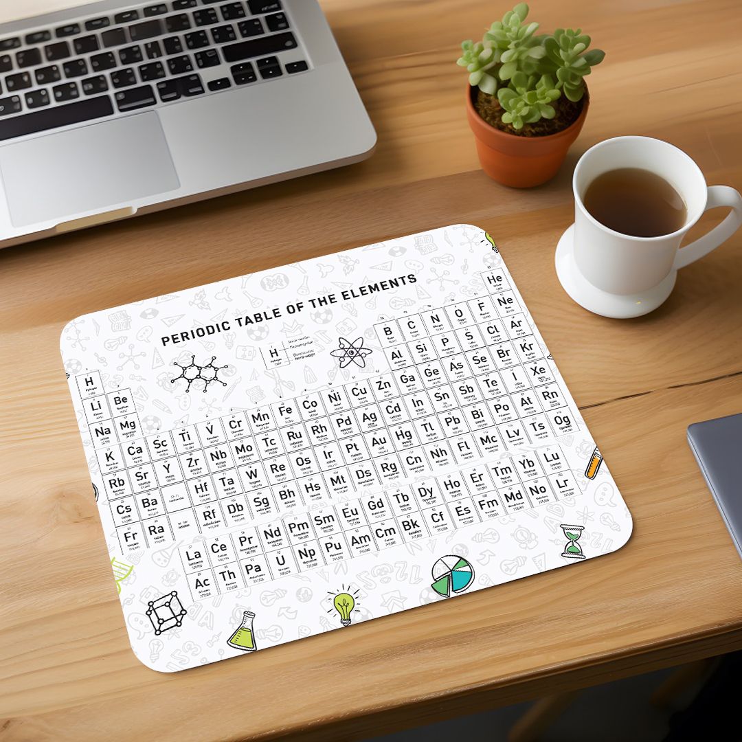 ZORI Periodic Table Element Printed Mouse Pad for Gaming Computer, Laptop MousePad Mousepad-image-26