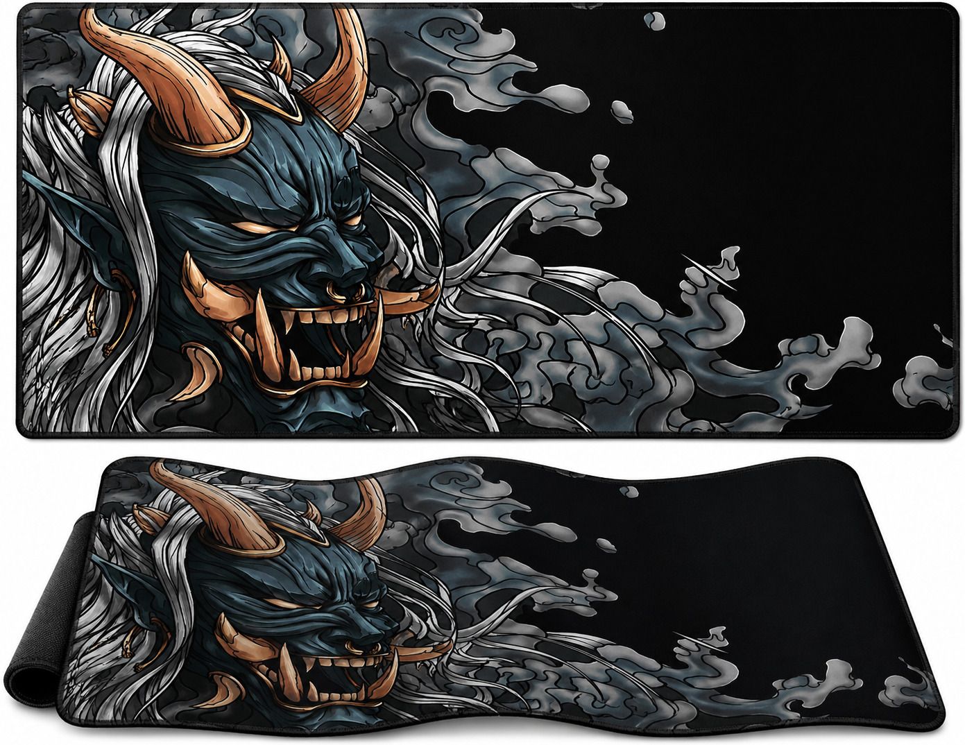 XENOAHS Oni Smoke Warrior XXL Gaming Mousepad Non Slip Base Mousepad-picture-49