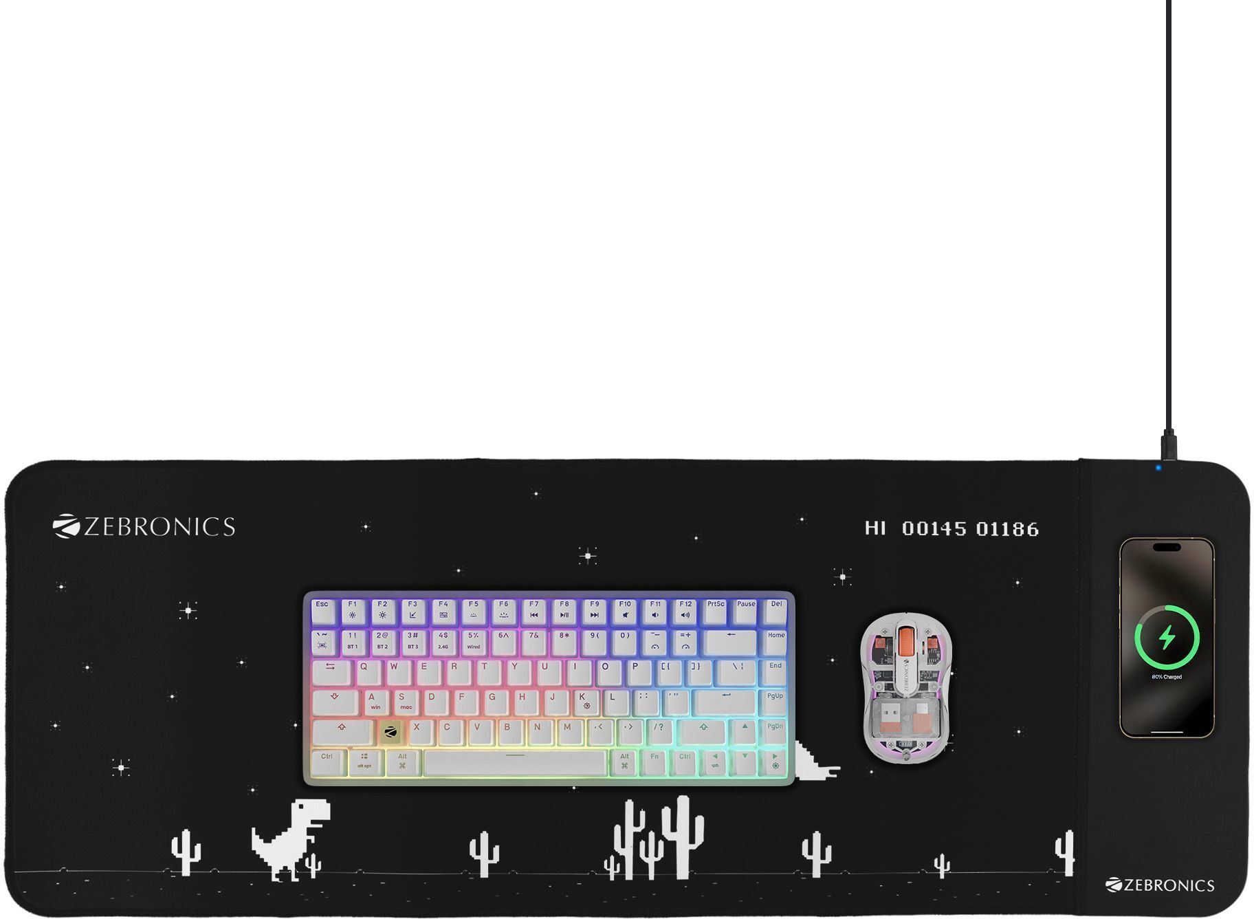 ZEBRONICS Zeb - Blaze-C Non Slip Base Mousepad-picture-11