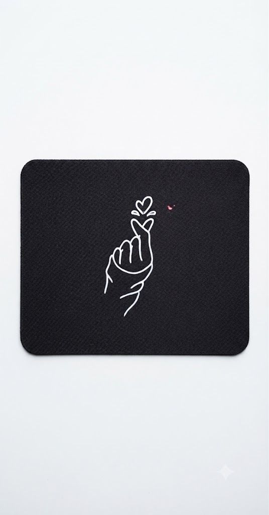 VORZIX FINGER HEART Non Slip Base Mousepad-picture-26