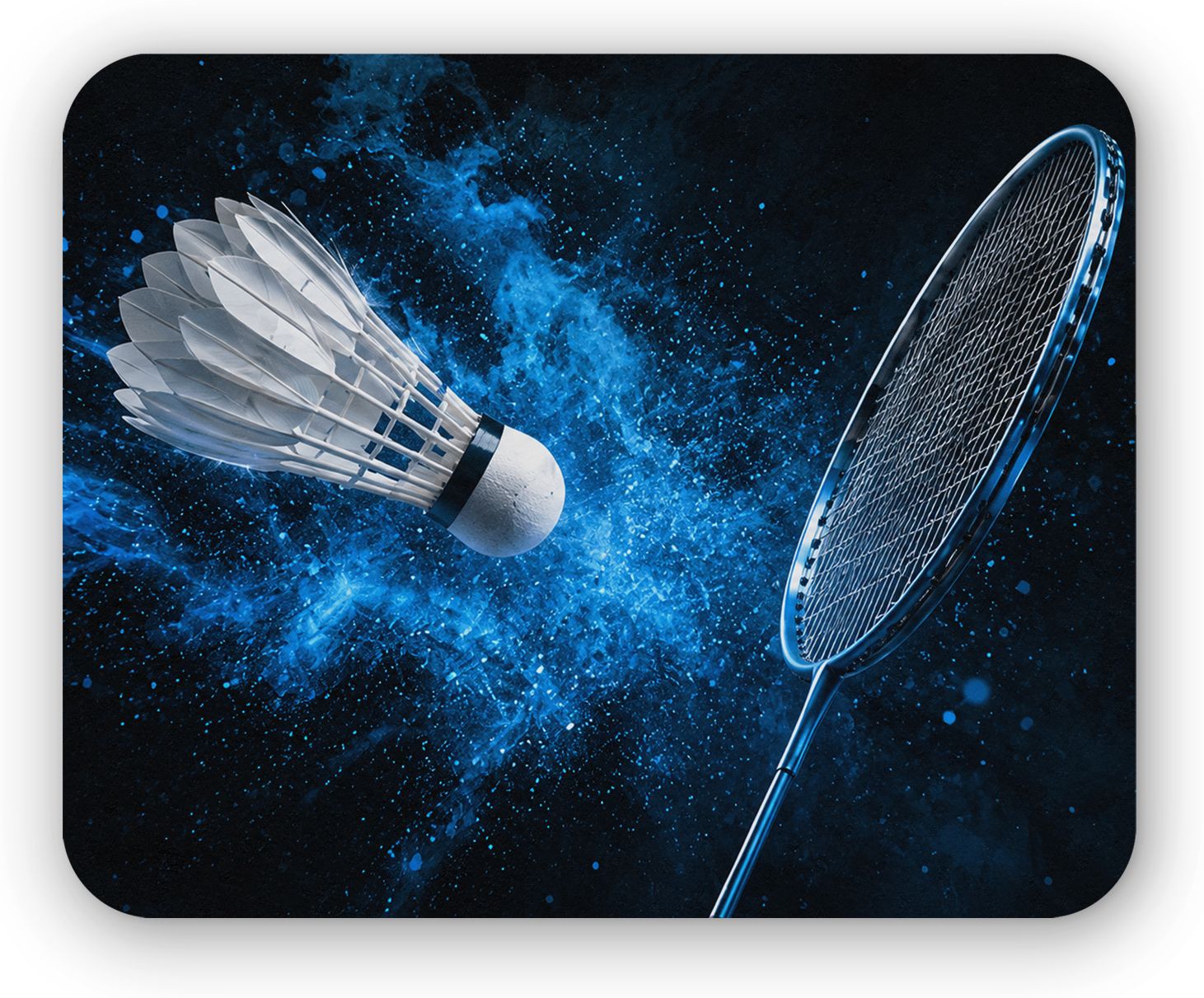 TRENDY DEALZ Badminton Design Printed Mouse Pad with Smooth Surface & Non Slip Base Mousepad-picture-52