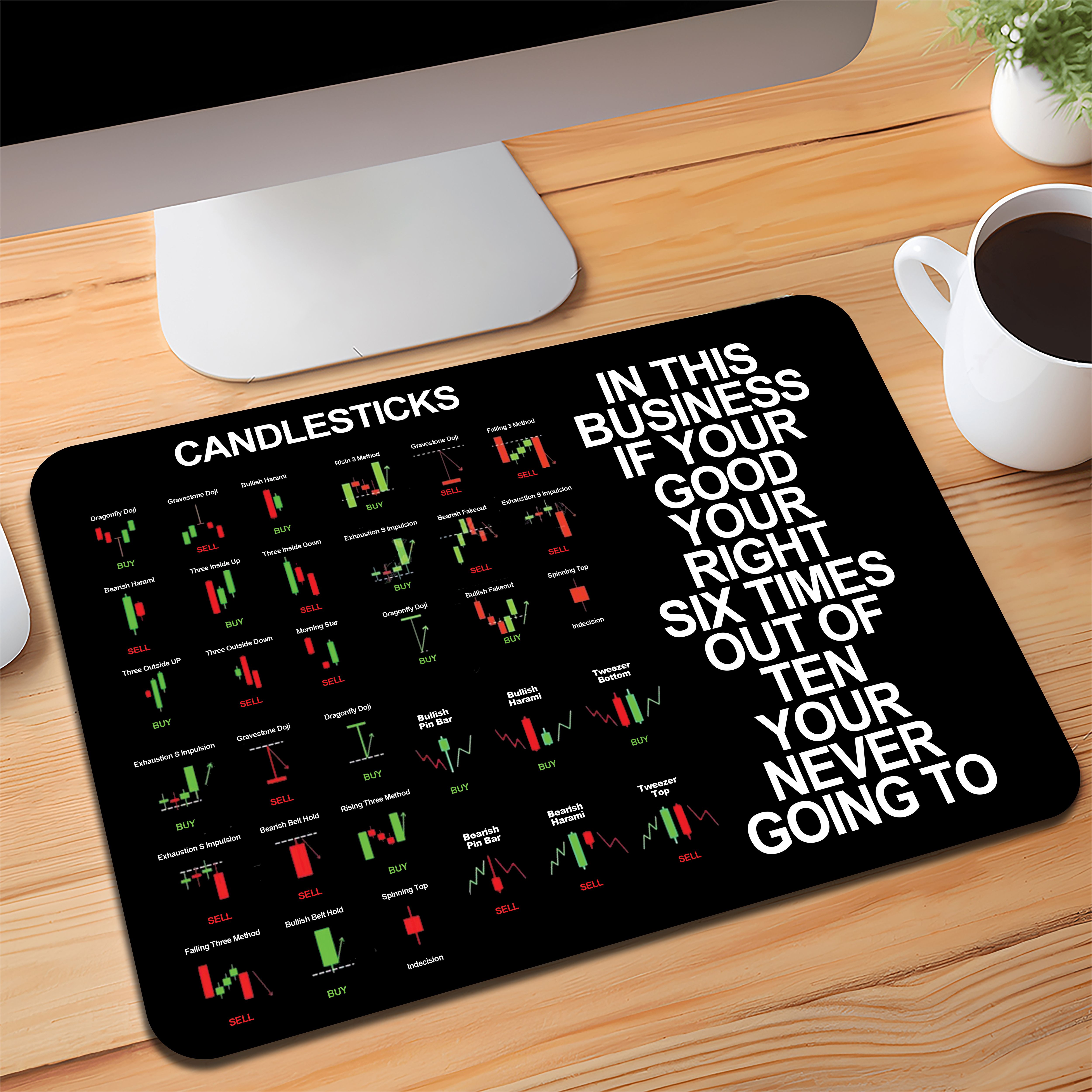 ZORI Stock Market Printed Mouse Pad for Gaming Computer, Laptop (10*14inch) Mousepad-picture-26