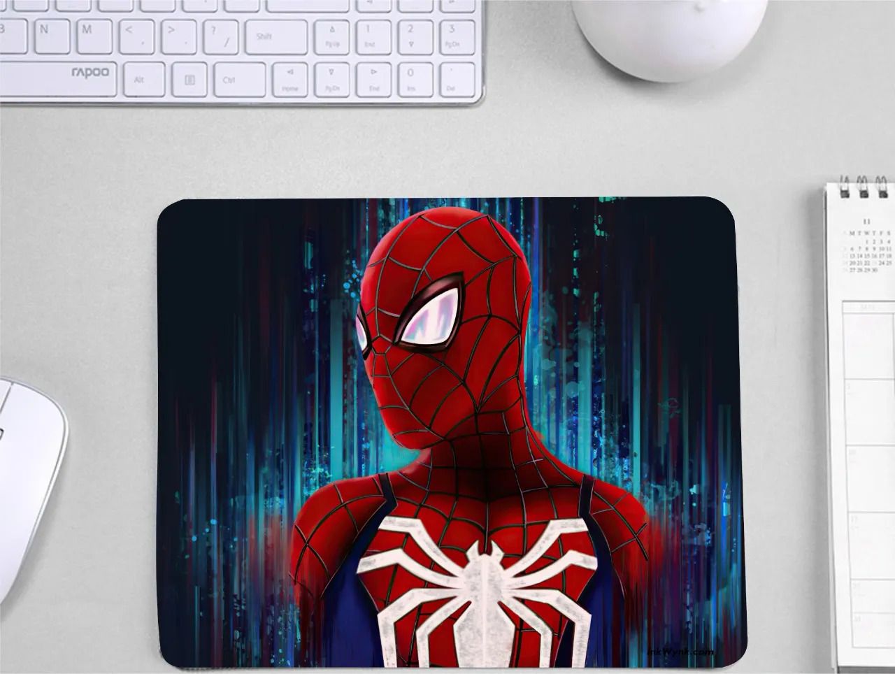 MITTRA Indiacraft Spider Man Miles Non Slip Base Dual Sided Mousepad-image-6