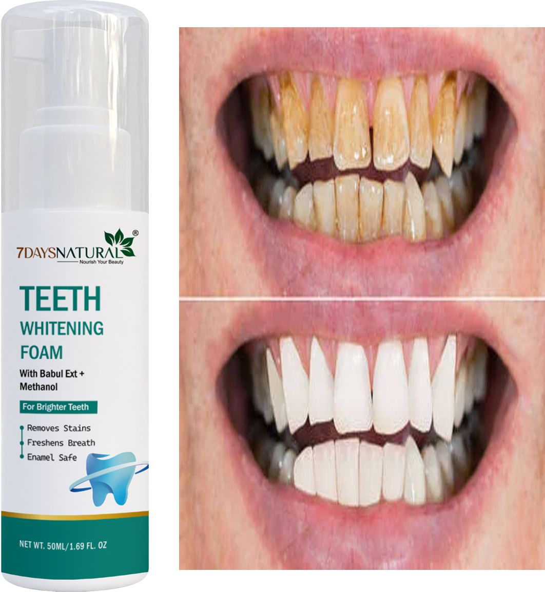 7 days Natural Teeth teeth whitening foam for men women no side effect - orange-picture-24