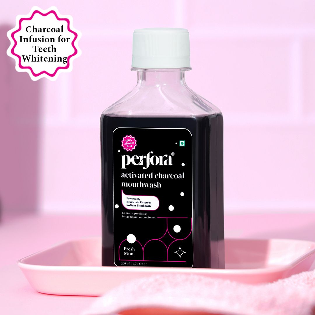 perfora Charcoal Mouthwash | Alcohol & SLS Free Mouthwash - Fresh Mint-picture-24