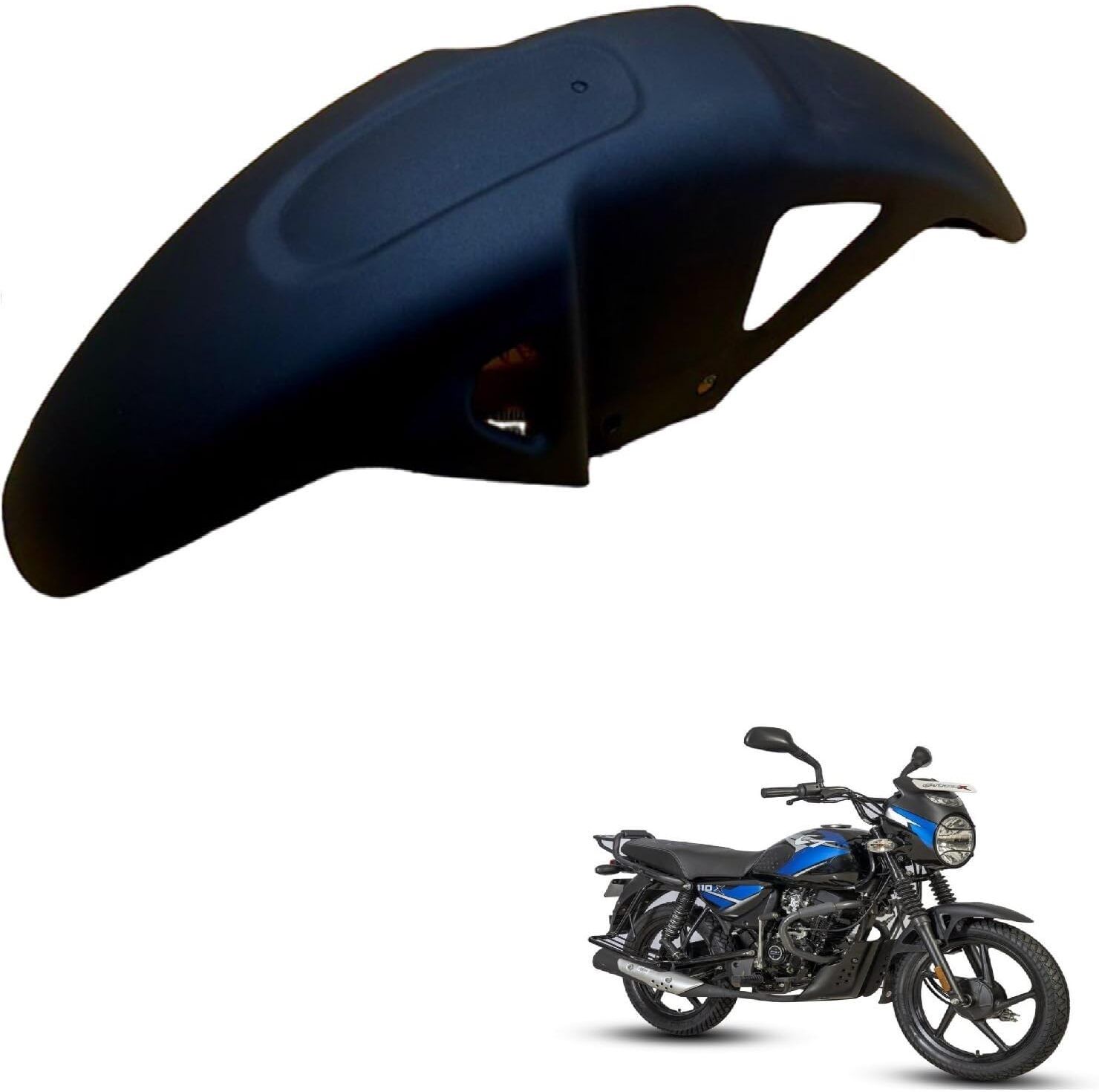 ss traders Front Mud Guard For Bajaj CT 110-X NA-picture-16