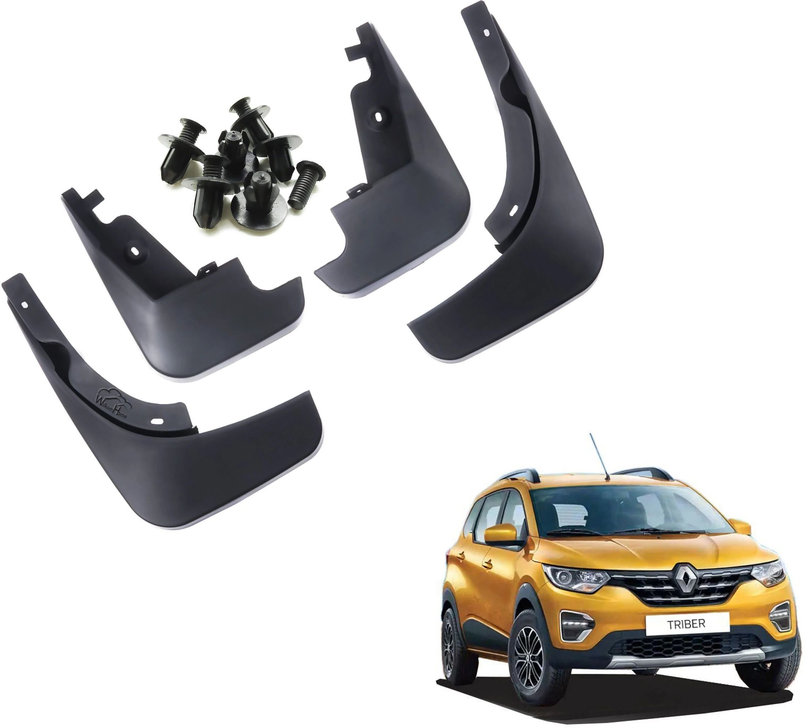 Mud Flap For Renault Triber RXT Petrol 2018, 2019, 2020, 2021, 2022, 2023, 2024-image-12
