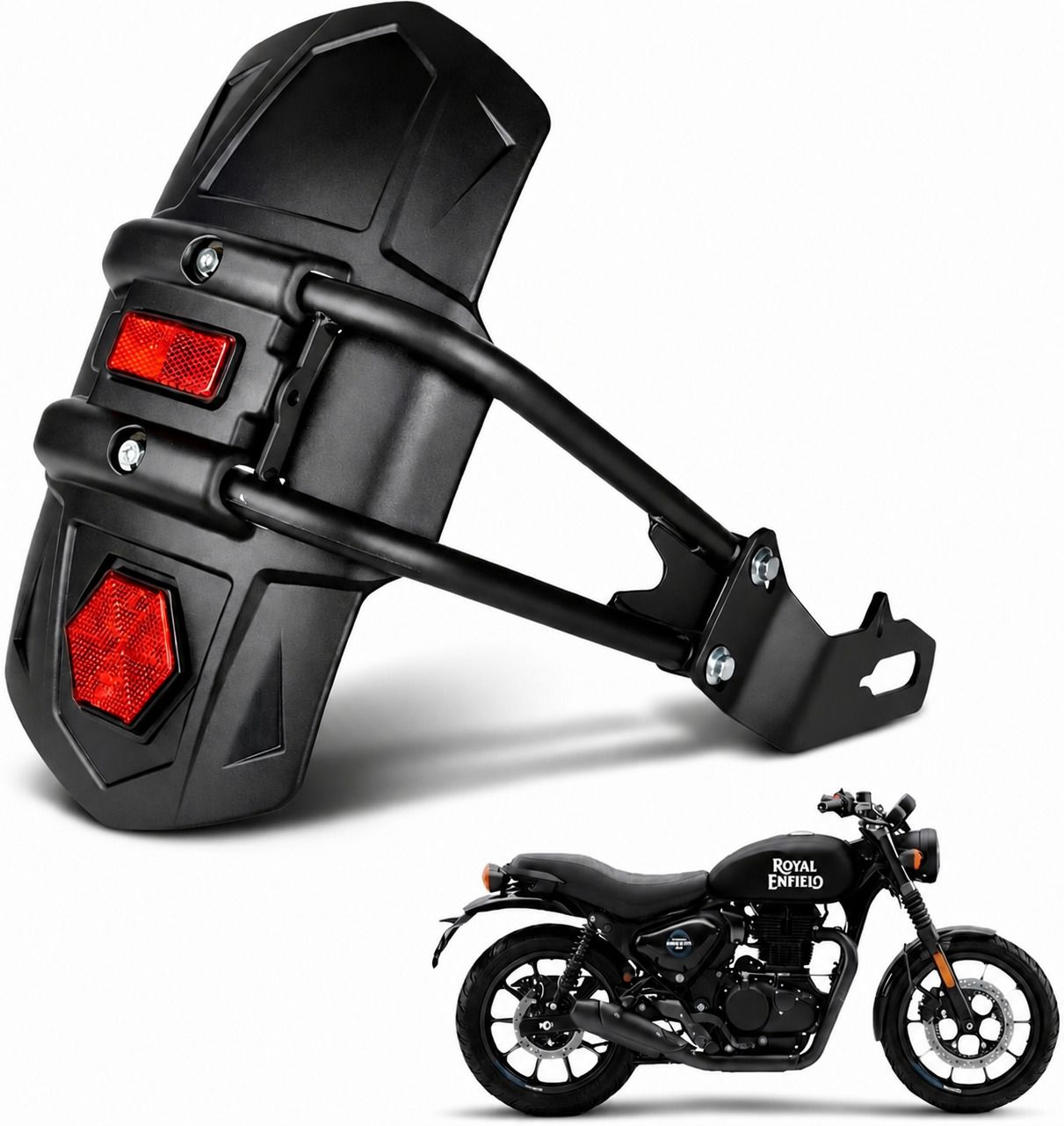 cross hooks Rear Mud Guard For Universal For Bike Universal For Bike 2024-picture-5