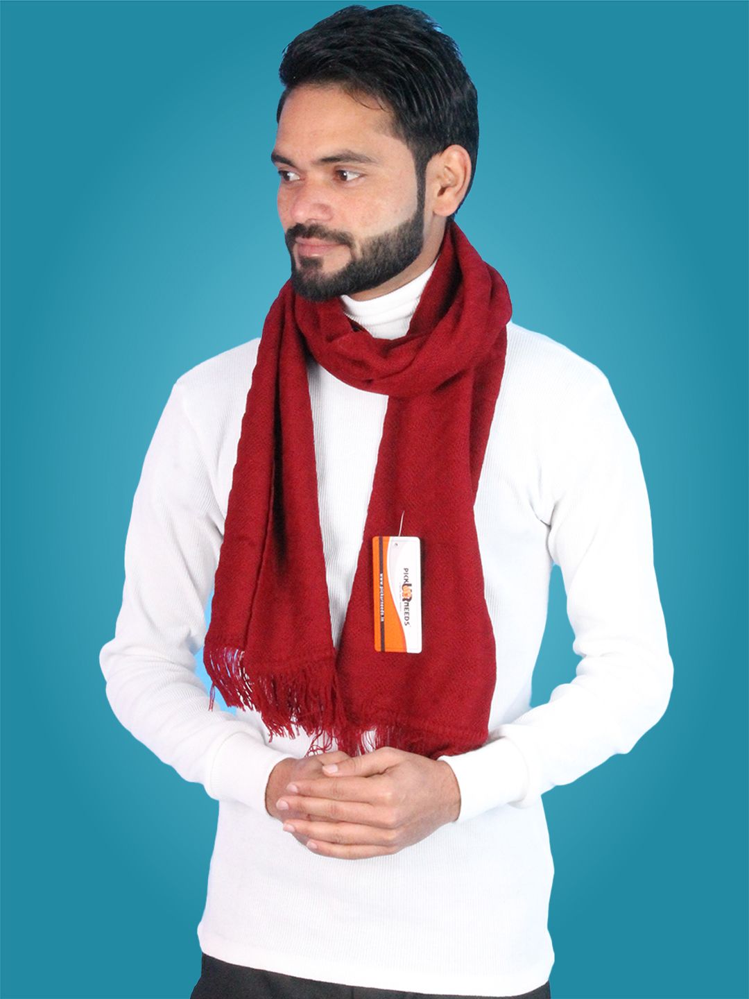 Pick Ur Needs Solid Men Muffler-picture-29